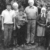 Павло Глазовий з колегами студентами (п’ятий зліва) 1950 рік
