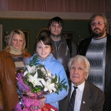 Н. А. Троянов с семьей сына
