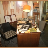Экспозиция рабочего стола М.С. Лисянского. Из фондов музея поэта в г. Подольске