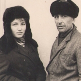Вiра Марущак з батьком