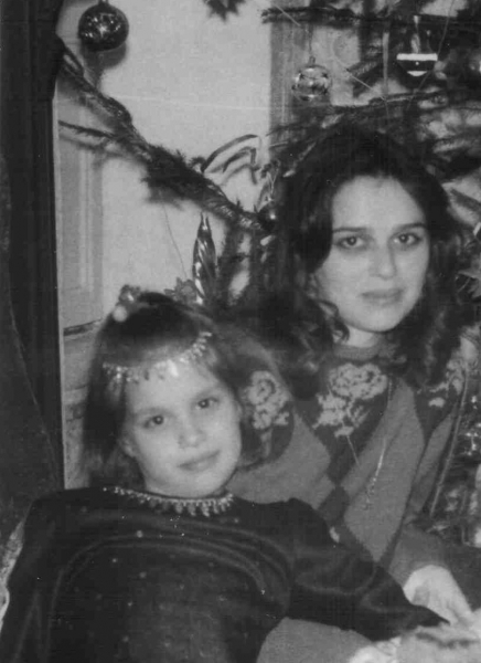 Л.Матвеева с дочерью Анной. 1996 г.